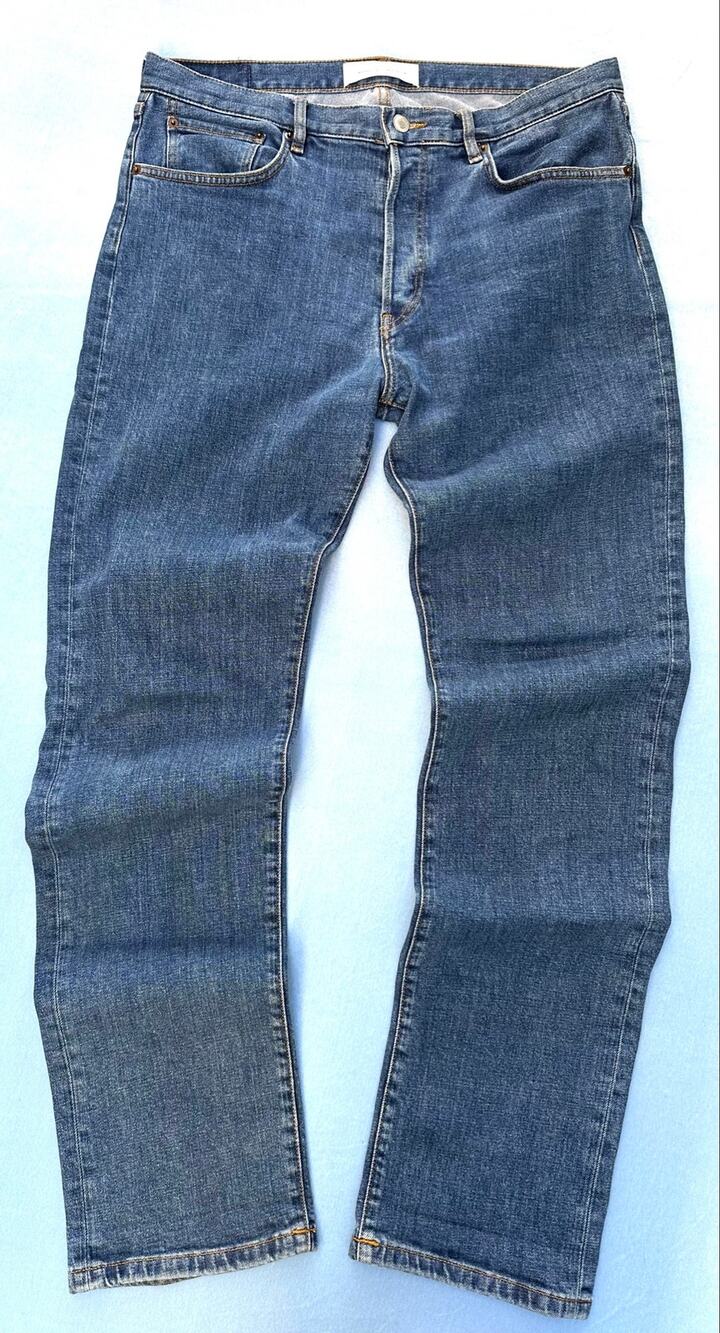 Jeanerica Vintage 95 Jeans Mens Size 33/34 Blue Denim Straight Leg Pants